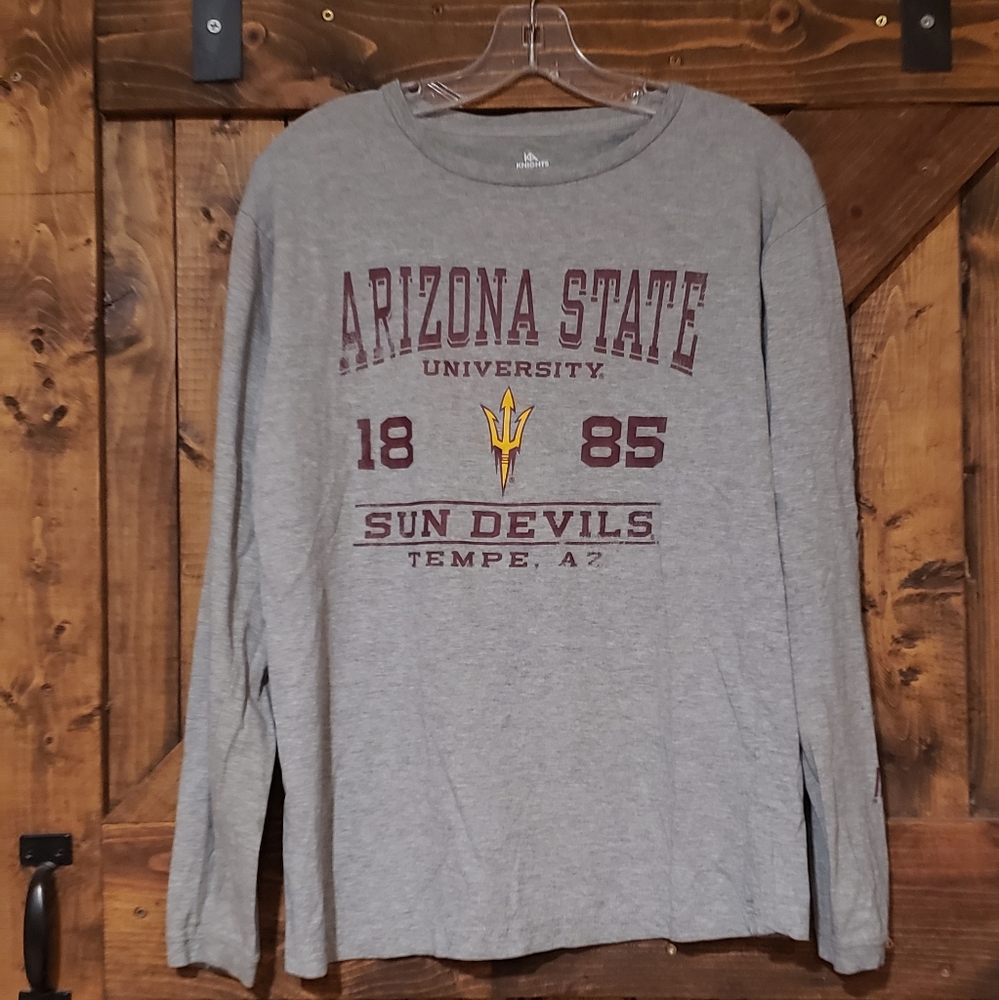 Mens ASU Arizona State University Sun Devils Long Sleeve T-shirt